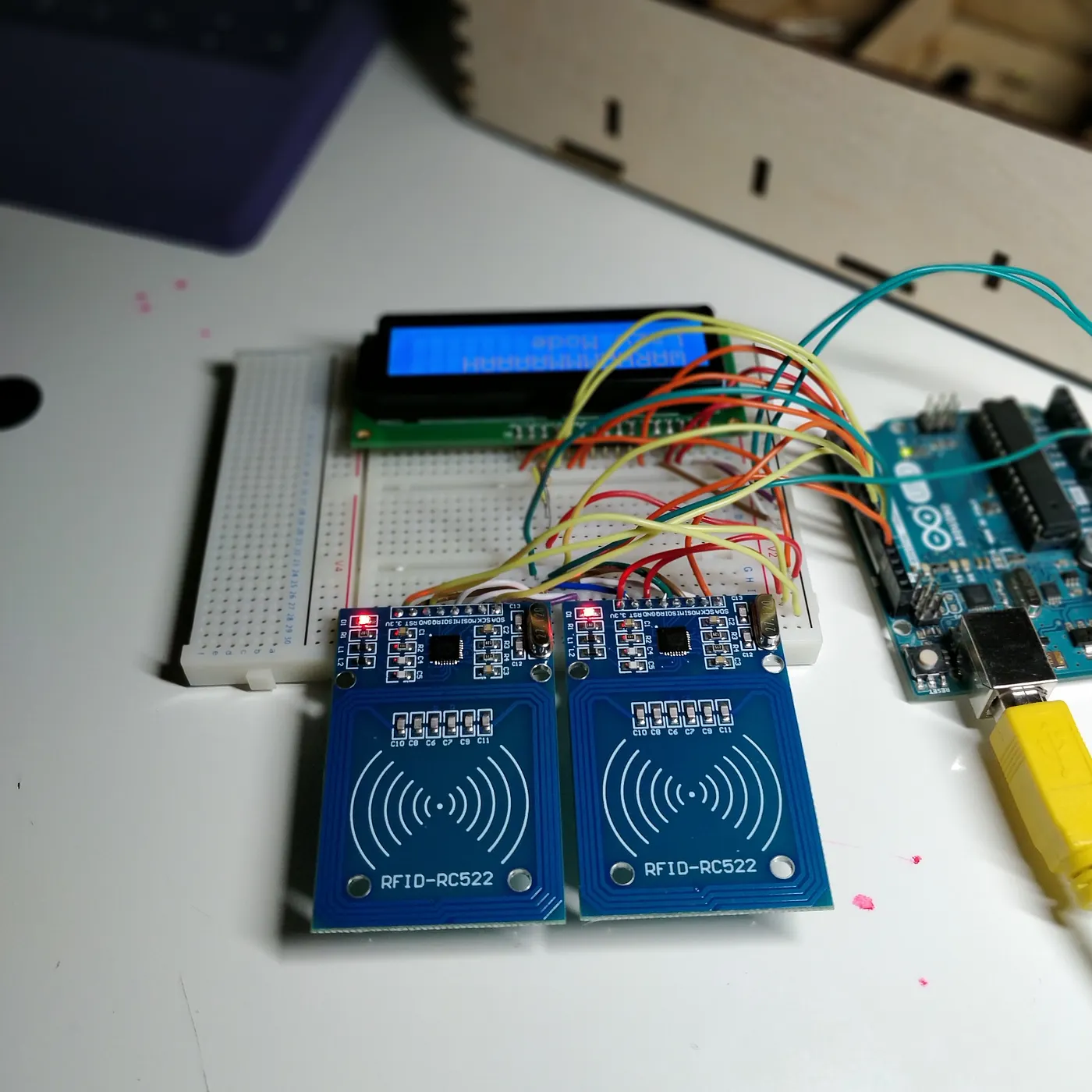 Testing the RFID readers